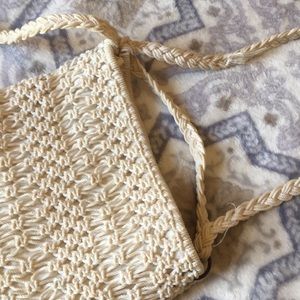 Vintage Boho Macrame Crochet Adjustable Purse